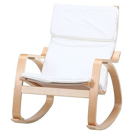 リラックスチェアー スリム ロッキングタイプ W670×D960×H900mm 480mm 綿35 ポリエステル65