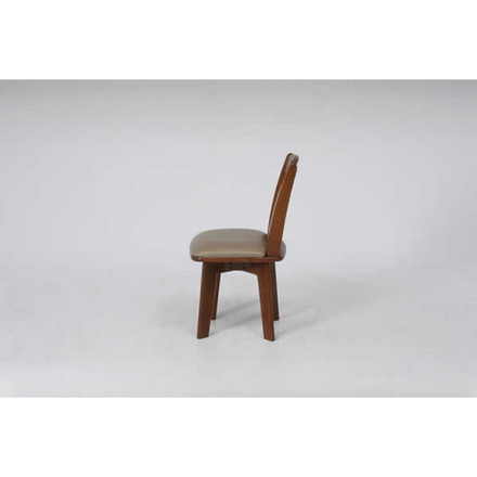 ダイニング回転チェアー 6271-4-2 ブラウン