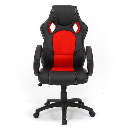 レーシングチェアー W630×D710×H1060~1160mm 430~530mm 合成皮革