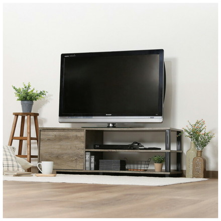 TVボード 幅119cm 40型対応 木目調 北欧 引き出し 収納 オープン収納 アンティーク調 ロータイプ