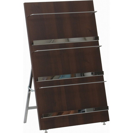 ウッドマガジンラック デコール W580×D350×H900mm PB(PVC) スチール