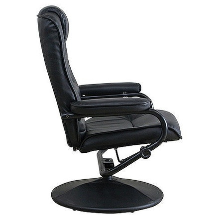 パーソナルチェアー ブラック W780×D730~1020×H920~1020mm 440~460mm PVC