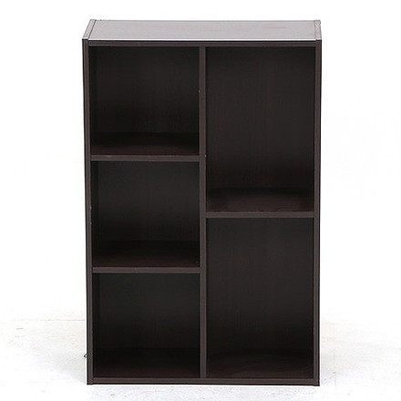 フリーボックス W590×D295×H890mm おしゃれ ダークブラウン