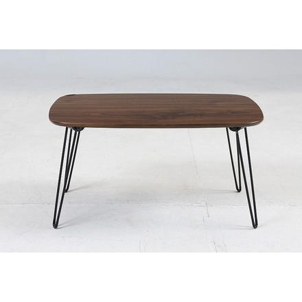 折れ脚ローテーブル W600×D400×H310mm MDF(PVC) スチール