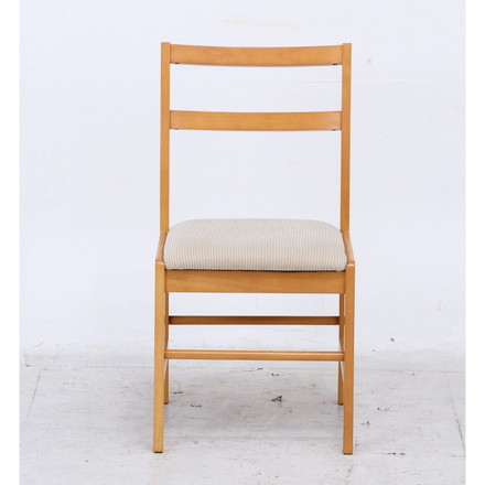 ダイニングチェア W410×D486×H790mm 430mm 天然木(ラバーウッド) ナチュラル