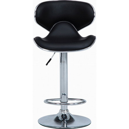 カウンターチェア シェル W480×D500×H840~1050mm 590~800mm 合成皮革 鋼