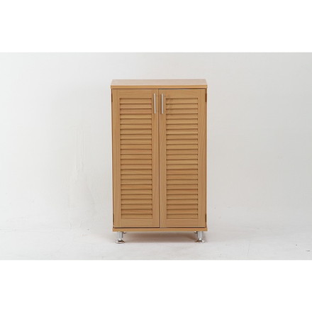 ルーバーシューズボックス W600×D330×H1010mm ナチュラル