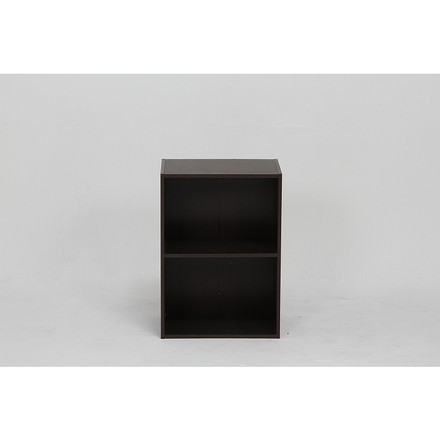 カラーボックス 可動棚 W418×D290×H590mm プリント紙化粧パーティクル おしゃれ ブラウン