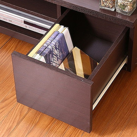 TVボード W1000×D385×H280mm テレビ台 ローボード ブラウン