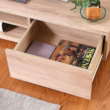 TVボード W1500×D385×H280mm テレビ台 ローボード ホワイトオーク