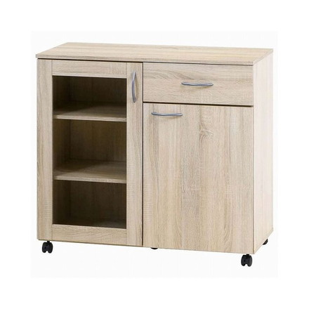 キッチン収納キャビネット 90×40 キッチンボード キャスター付き キッチンカウンター キャビネット