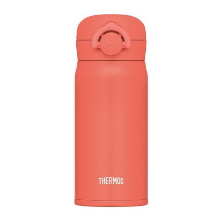 THERMOS サーモス 真空断熱ケータイマグ 350ml JNR-353 C-OR コーラルオレンジ 外して洗える飲み口 ワンタッチ 丸洗いOK ステンレス魔法びん 軽量コンパクト スポーツ飲料OK