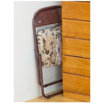 高座椅子 軽くて折りたためる高座椅子 2脚セット 折りたたみ可 座椅子 和座椅子 いす チェア ゴブラン柄