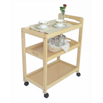 キャスター付きキッチンワゴントレー 3段 キッチンワゴン キッチン収納 トレー キッチン キャスター付き