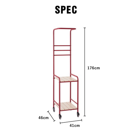 ハンガーラック American Laundry ランドリーハンガー スリム シェルフ ハンガー ランドリー収納