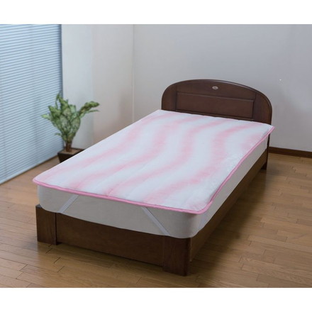 あったかボアオーロラ敷パッド3色組 ブルー・ピンク・ベージュ 100×205cm かわいい おしゃれ 暖かい 寒さ対策