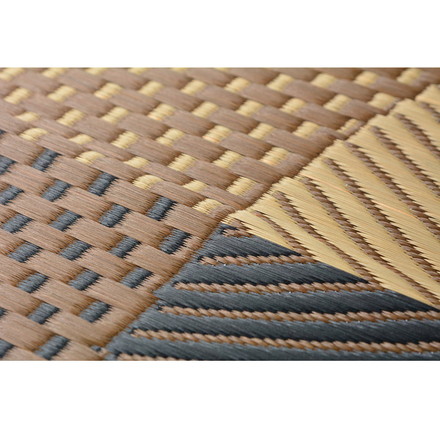 日本製 い草ラグ 月光 191×191cm 国産い草100% 吸湿 放湿 消臭 い草ラグ カーペット マット