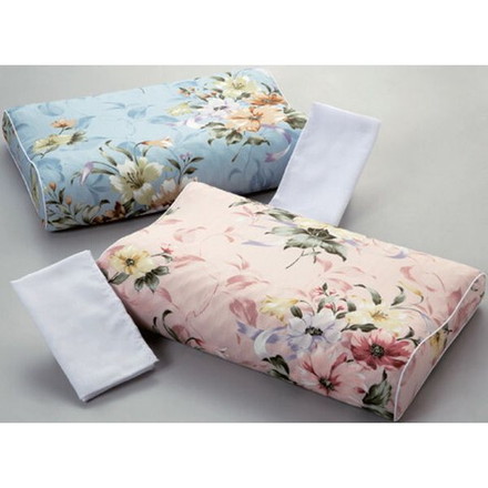 磁気まくら 枕カバー付き 2色組 首 肩こり ほぐし 磁石 首筋サポート 人間工学 まくら 寝具 睡眠 快眠 ぐっすり