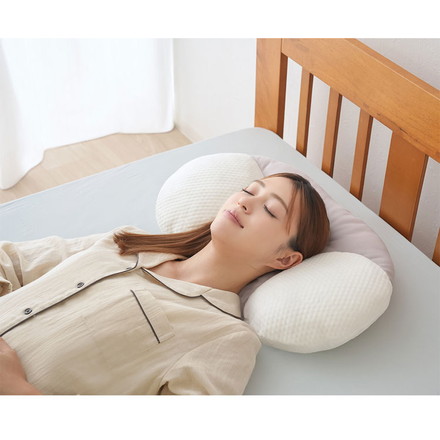 快眠五つ星まくら 姿勢サポート 枕 幅54 奥行39 高さ11cm リバーシブルカバー 快眠まくら 低反発 寝姿勢 首