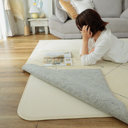 下敷き用ラグ 170×230cm ラグ 下敷き ラグマット カーペット 洗える クッション ウレタン 滑り止め 防音 すべり止め 厚手 ふかふか