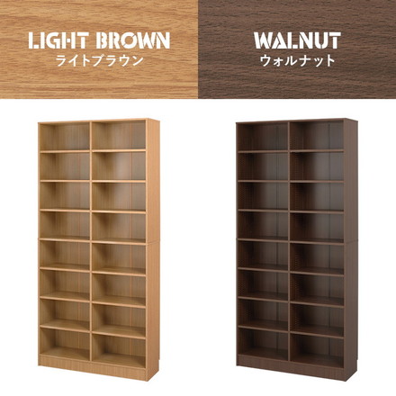 マンガ好きのための本棚 段違い 大容量 1.6cmピッチ 可動棚 幅90cm コミックラック 漫画 マンガ コミック ダークグレー