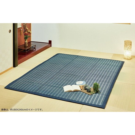 い草コンパクトラグ(裏貼り) 仙名(せんな) 約180×240cm BL