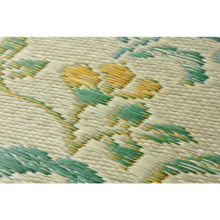 国産い草センターラグ エンペラー 約200×200cm GN