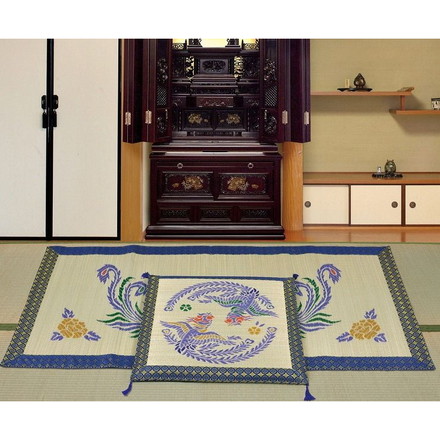国産い草御前ござ 鳳凰(ほうおう) 約W88×D180cm