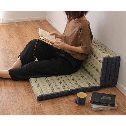 い草6つ折りマットレス ポルコ 80×180cm 折りたたみ 畳 マットレス 6つ折り い草 マット 敷布団 敷き布団