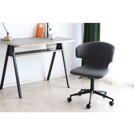 ワークチェア 昇降式 キャスター付き ラウンドチェア 包み込む 回転チェア 昇降チェア オフィスチェア 椅子 チェア