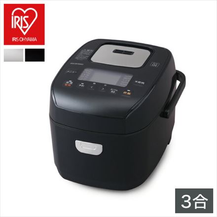 アイリスオーヤマ 米屋の旨み 銘柄炊き 圧力IHジャー炊飯器3合 RC-PD30-Ｂ ブラック ※他色あり