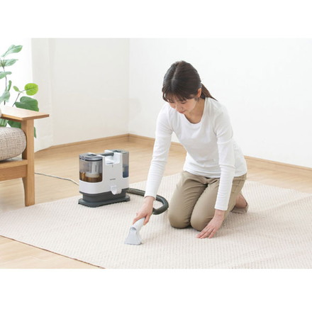 アイリスオーヤマ リンサークリーナー RNS-P10-W ホワイト 掃除 電動ポンプ付き T型ノズル