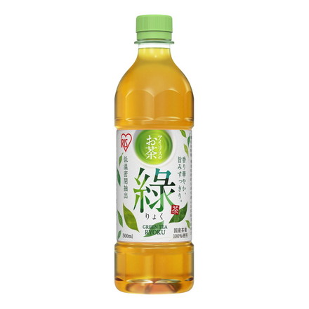 お茶 緑茶 ペットボトル 500ml 緑 アイリスオーヤマ アイリスのお茶 まとめ買い 箱買い ケース うまみ すっきり 日本茶 アイリスフーズ りょく 茶葉 茶 おちゃ 飲みやすい