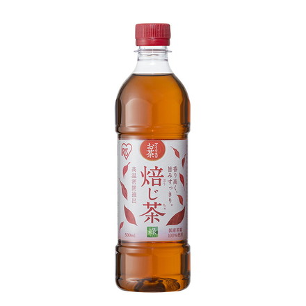 お茶 ペットボトル ほうじ茶 500ml アイリスのお茶 箱買い まとめ買い ケース 飲料 焙じ茶 アイリスフーズ 飲みやすい おちゃ ボトル アイリス すっきり 香り高い 食事 茶