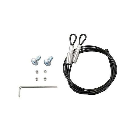 高耐荷重テレビ転倒防止ワイヤー KTBW-600 ブラックアイリスオーヤマ