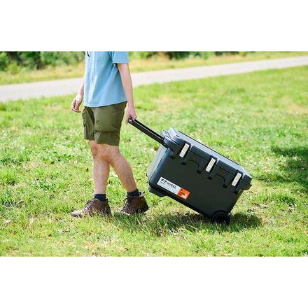 HUGEL 真空断熱クーラーボックス 60L VITC-60 チャコールグレーアイリスオーヤマ