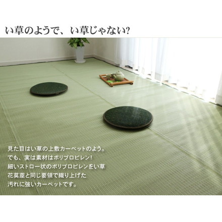 洗える PPカーペット 『五木』 江戸間3畳（約174×261cm）