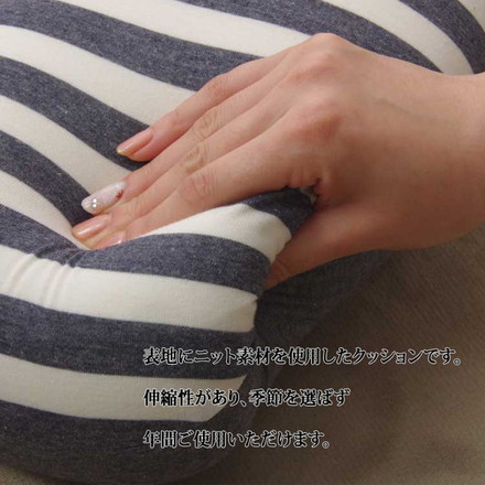 クッション 低反発 腰当 マイクロファイバー 無地 エルマー ピンク 約40×20cm