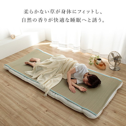敷きパッド い草 110×200cm セミダブル 日本製 寝具 シーツ 敷きパッド 国産 国産 さらさら 吸汗 調湿
