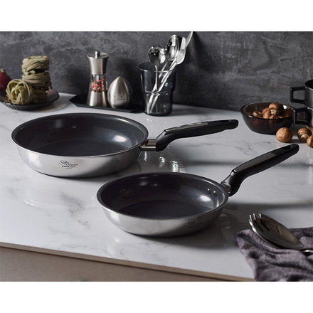 ビタクラフト ソフィアセラミック フライパン フタ付き 28cm PFASフリー ガス火 IH対応 ブラック フッ素不使用 セラミックコーティング Vita Craft