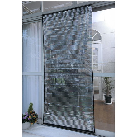 屋外用アルミすだれ ロング 90×198cm アルミ サンシェード 日よけ 目隠し 屋外 遮光 UVカット 断熱