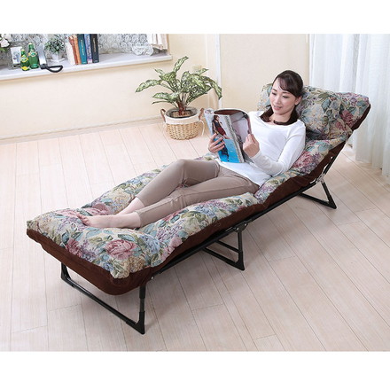 折りたたみベッド 完成品 簡易ベッド リバーシブルごろ寝布団付きベッド コンパクト ベッド 小さい 小型