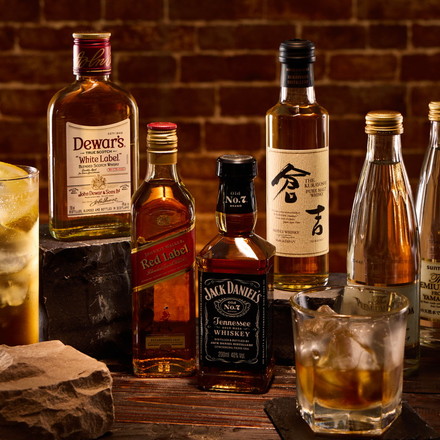 ウィスキー4種飲み比べ&ソーダセット