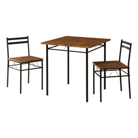 ダイニング3点セット ブラウン ダイニングテーブル ダイニングチェア テーブル イス 椅子 チェア 机 リビング