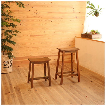 Jardin Stool S ジャルダン スツール ベンチ MHO-450ST 天然木 マホガニー マホガニースツール ヴィンテージ