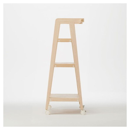 【cosine ワゴンシェルフ メープル】 日本製 旭川家具 コサイン 収納 オープンラック DR-08NM 国産