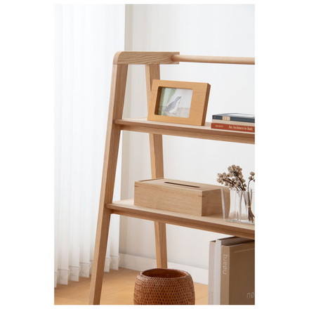 【日本製 ワゴンシェルフ 北海道産 タモ材】 オイル仕上げ ワゴン シェルフ 木製 木目調 木目 無垢材