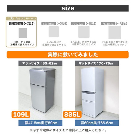 ダイニングマット 53×62cm 撥水 クリア 抗菌 防臭 防カビ 厚1.5mm 床 保護 傷防止マット 拭ける