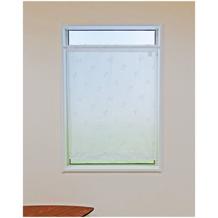 日本製 小窓レースカーテン 約巾70cm×丈90cm 小窓 出窓 カフェカーテン 遮熱 断熱 UVカット 目隠し