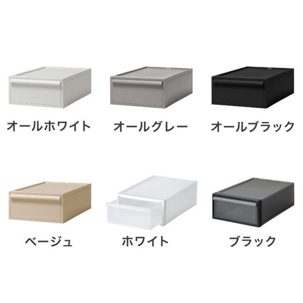 ライクイット クローゼット収納 ケース オールグレー